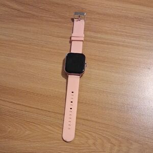 Smartwatch with Pink Strap